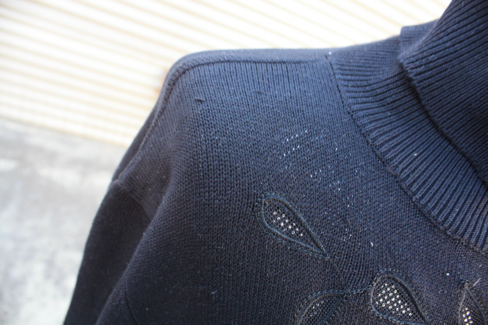 Vintage Spiegel Clifford & Wills, Dress, Blk Knitted, Size L