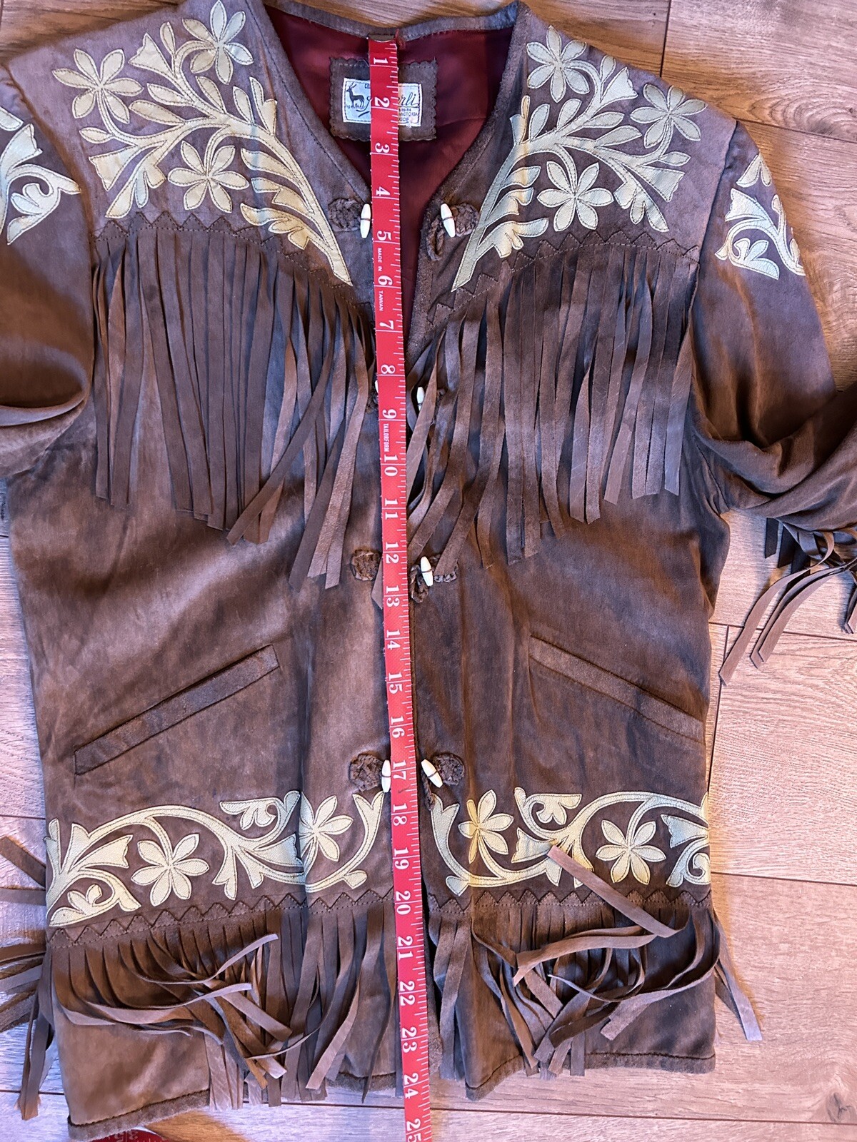 Gorgeous Vintage „Cuera Tamaulipeca” Custom Art Mexican Leather Fringe Jacket