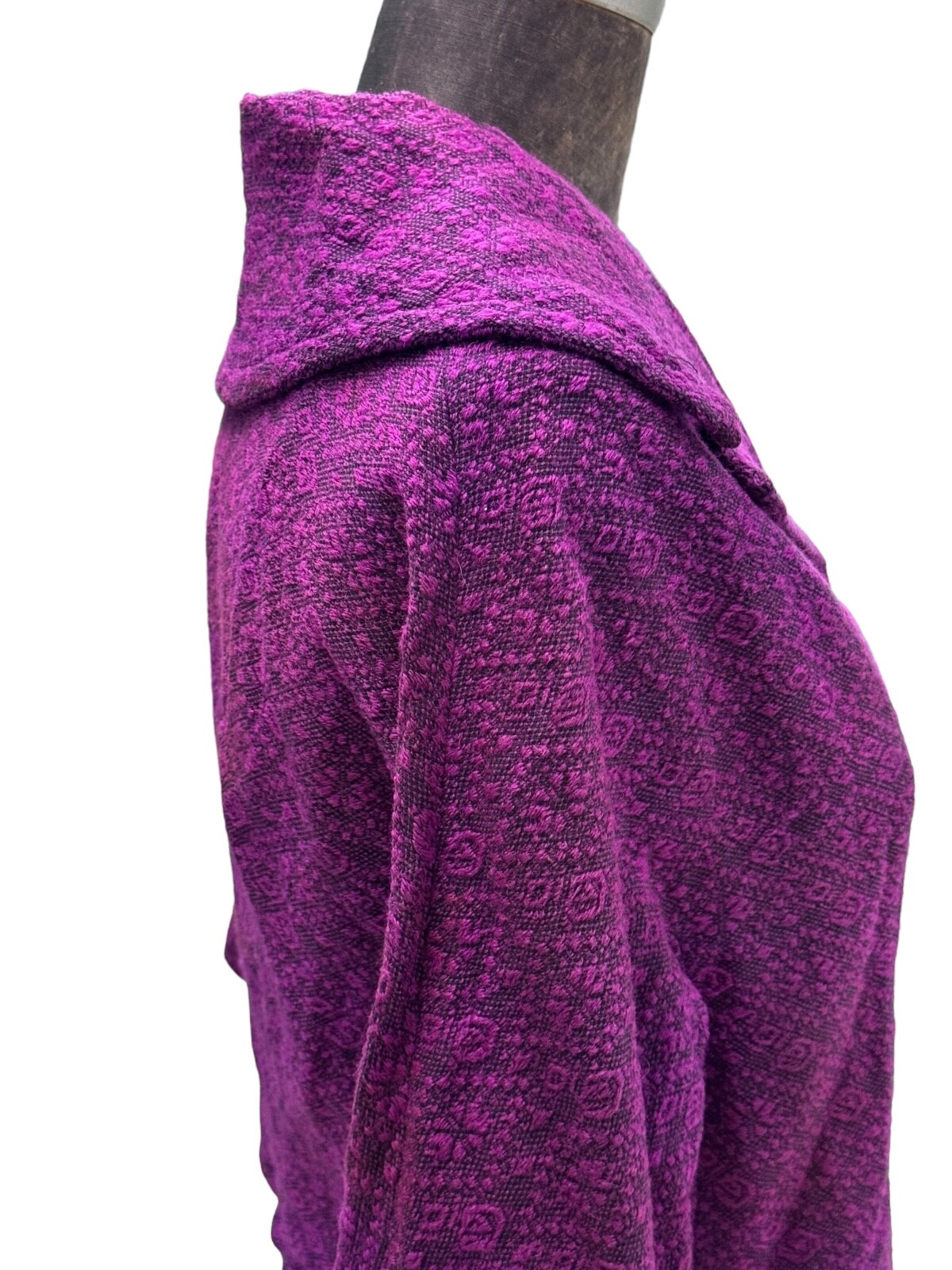 1950s Vintage Suit Purple Tweed Suit w/Cropped Jacket Snyder Craft California S