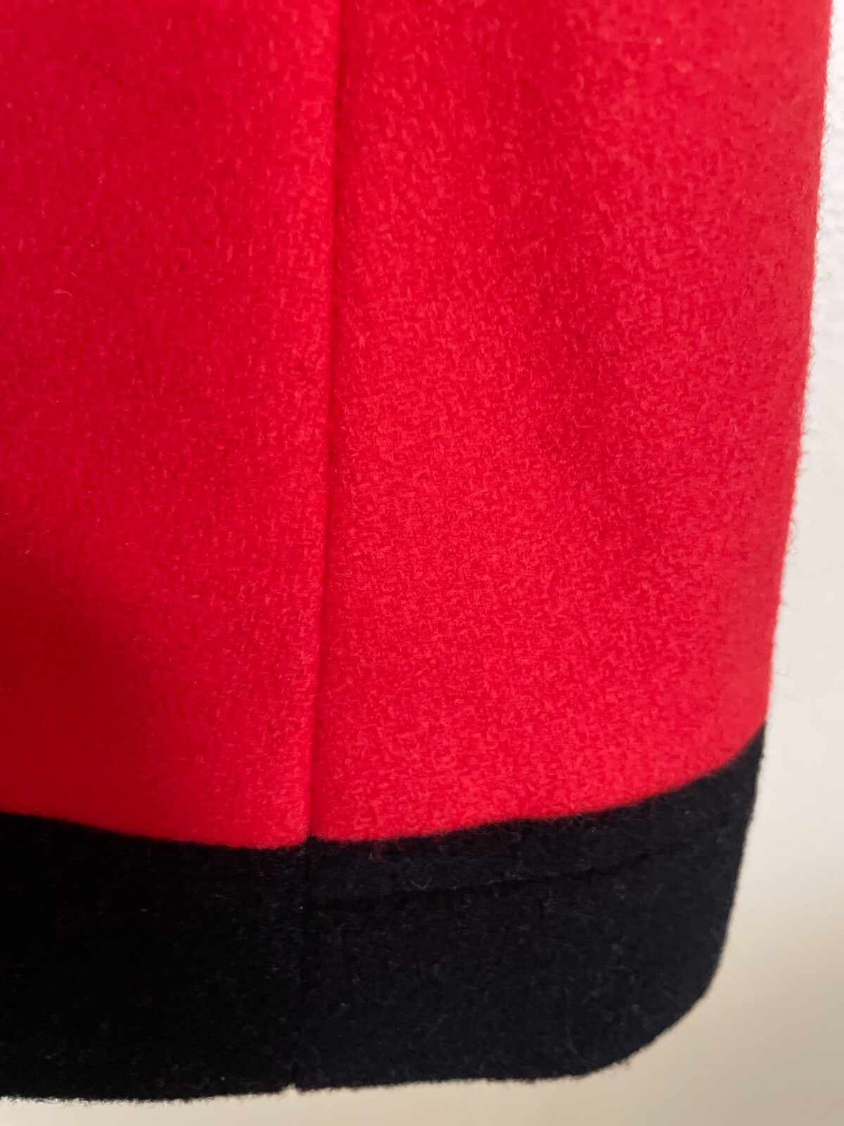 VINTAGE 60s Space Age hero black red knit dress US 2 UK 6 IT 38 FR 34