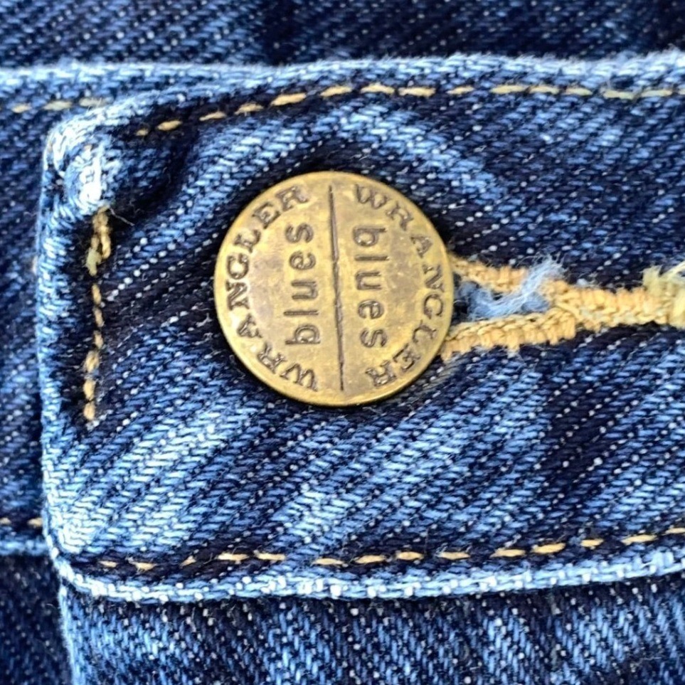 VTG Wrangler Mom Jeans Womens 20 Dark Wash High Rise Straight Leg Western