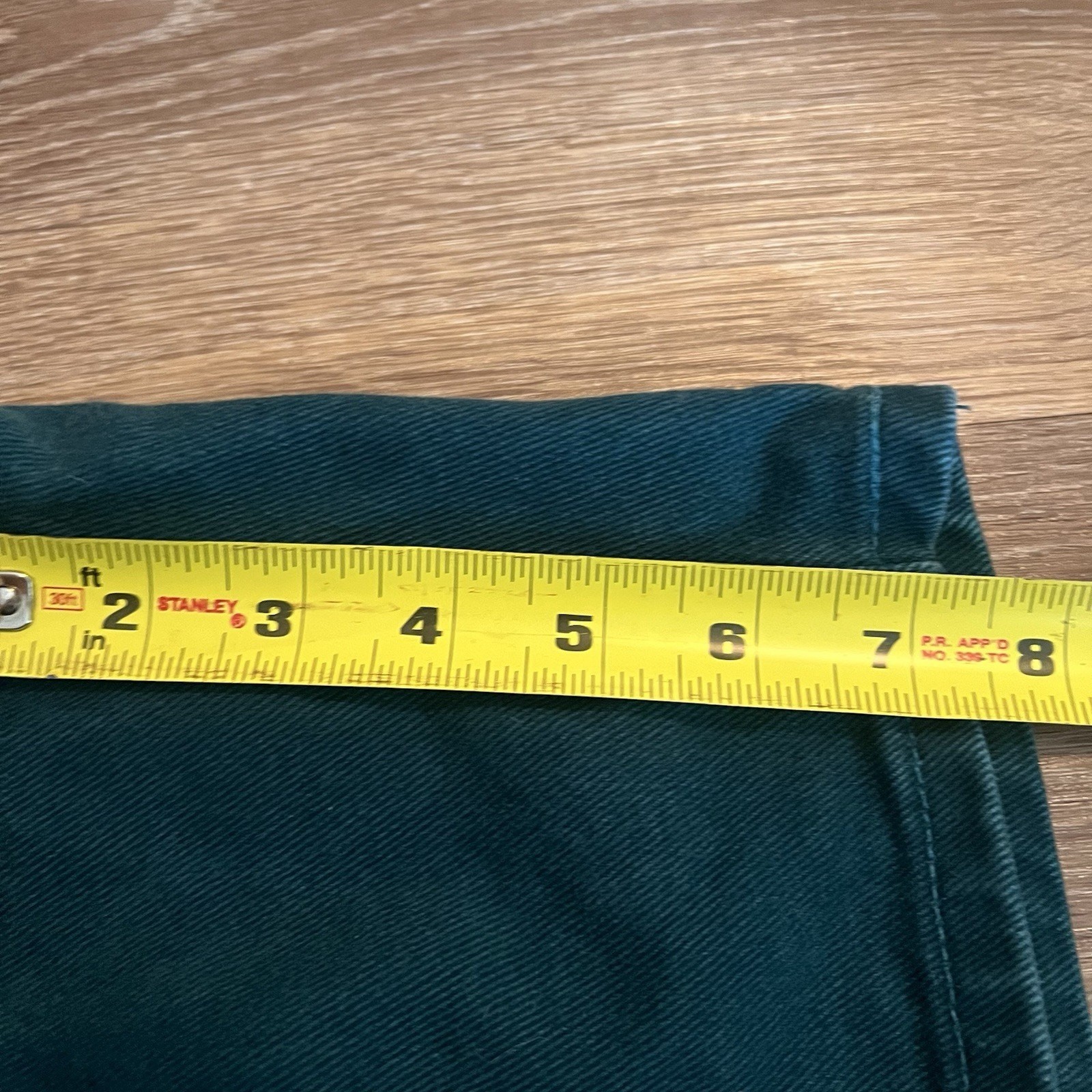 Vintage 90s Levi’s 9 Green Denim Shorts 950 Relaxed Fit Longer Length READ DESC