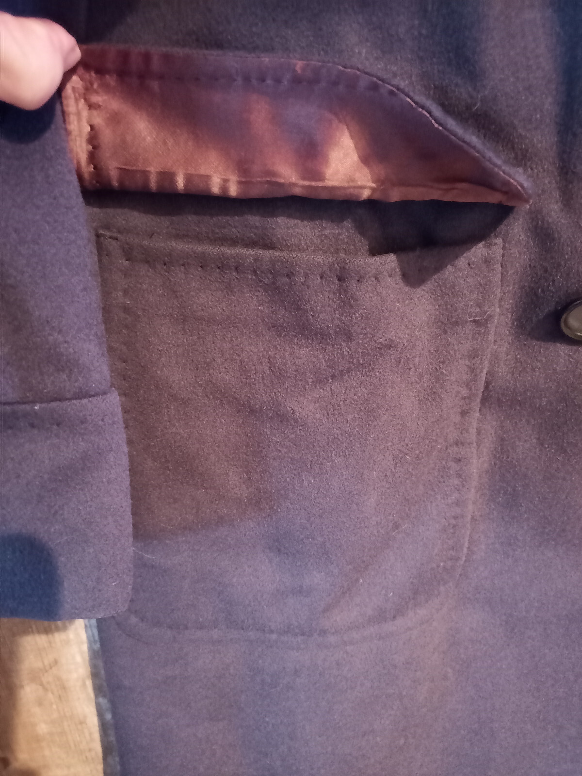 1950s ladies Savile Row cashmere coat