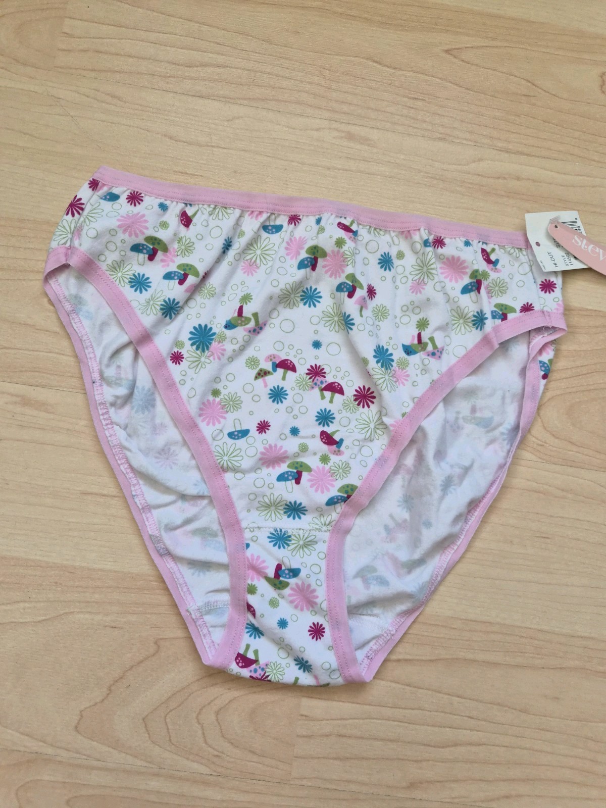 Vintage 2007 y2k St Eve Women’s Hi Rise Cotton Brief Panties NWT Medium Pink