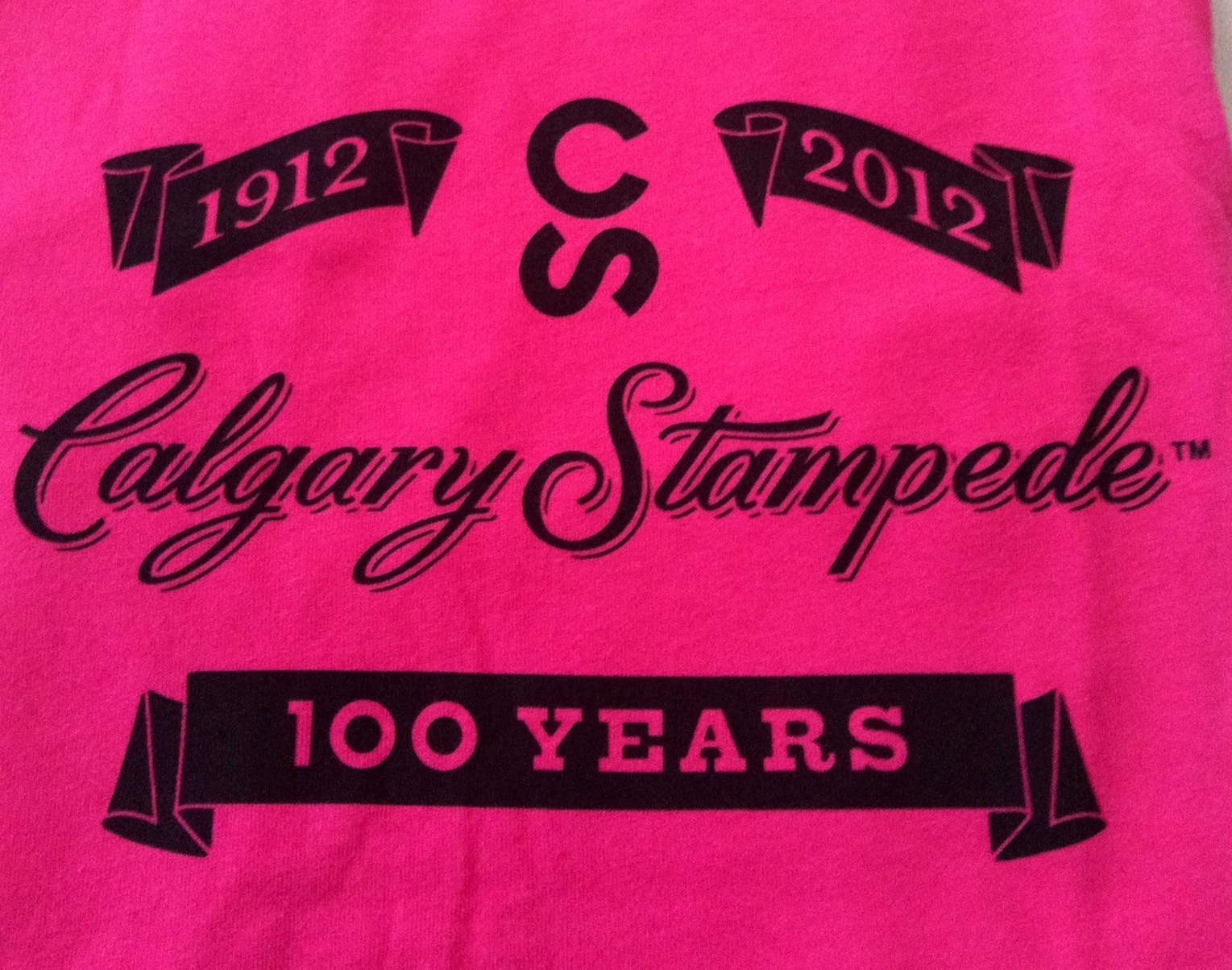 Calgary Stampede Woman’s Vintage Pink S/S Tee! Brand New With Tags!