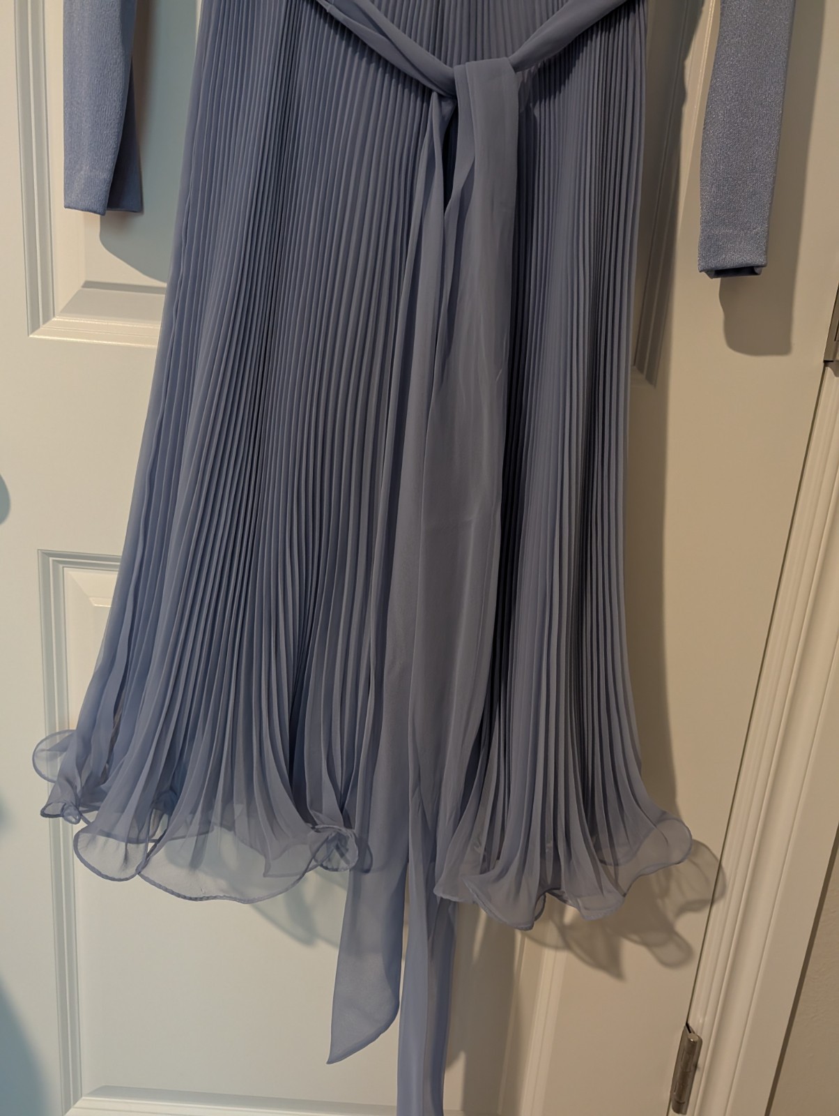 Vintage Miss Elliette Blue Chiffon Dress size 12