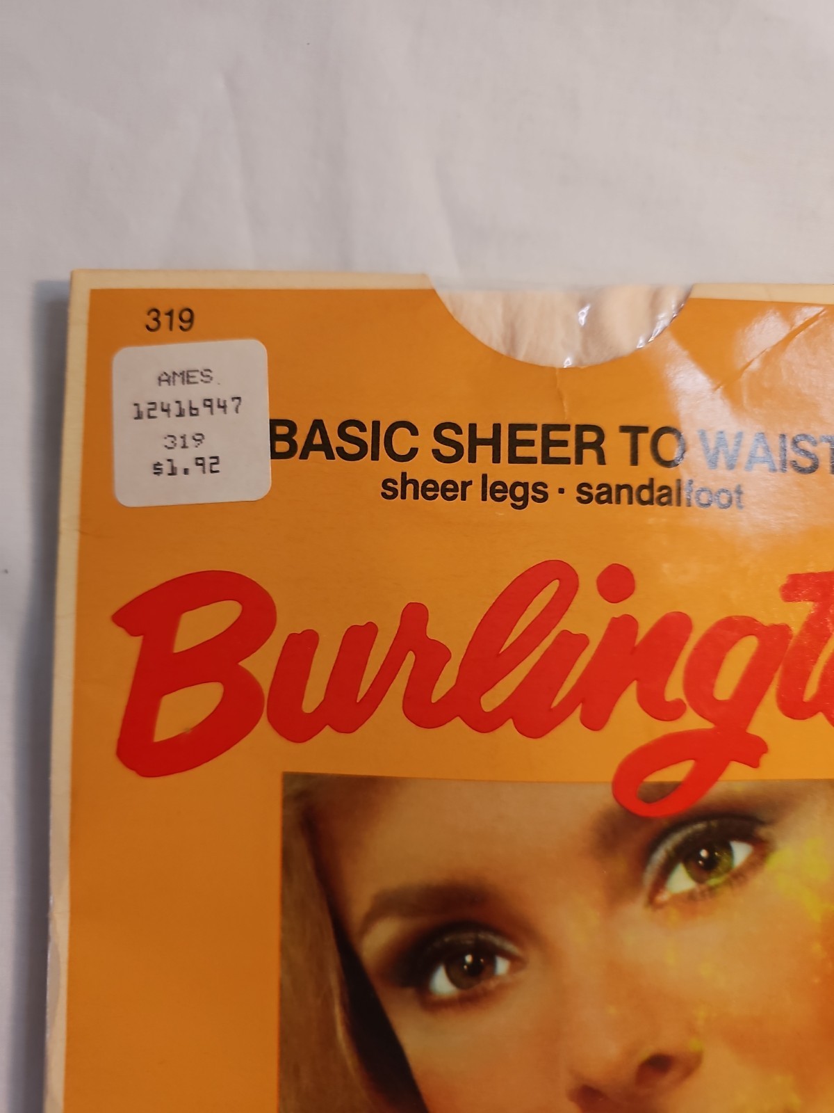 Vintage 70’s Pantyhose Burlington Medium Ice Pink Sandalfoot