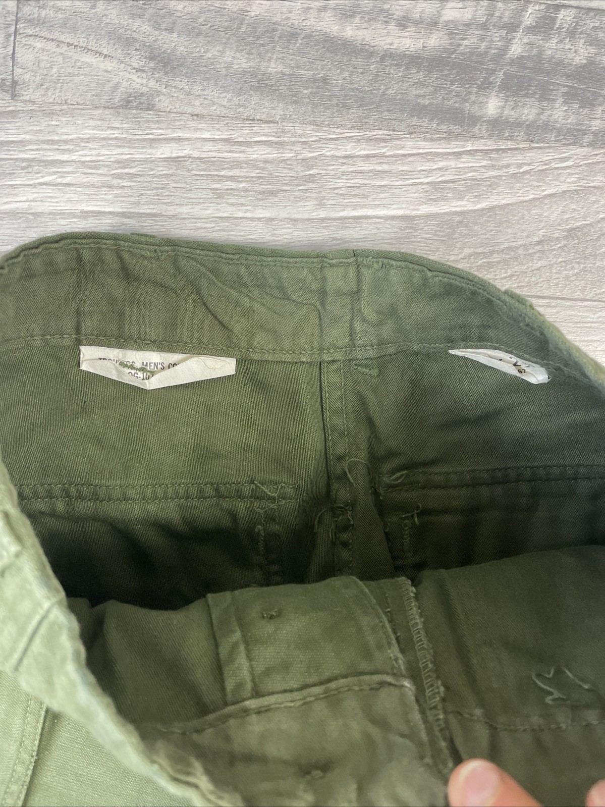 Vintage Vietnam Sateen OG-107 US Amy Pants Small 26×28 Type 1 Class 1
