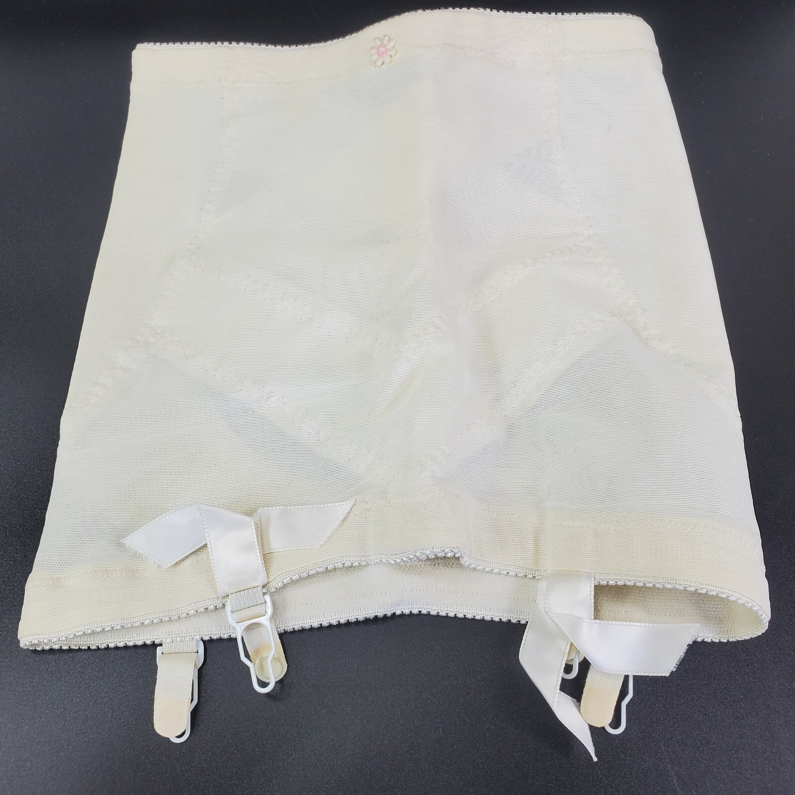 Vtg 60s Sculptress Figure Control Short Panty Girdle Clips Petite Sz 0 White NOS