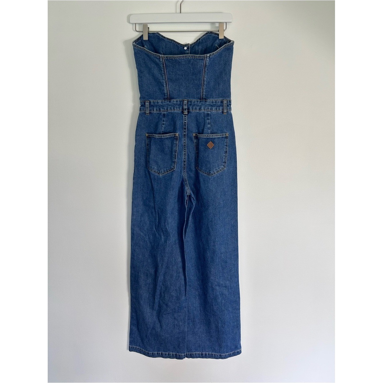 Revolve Abrand Viva Denim Jumpsuit – Estelle – Size Small