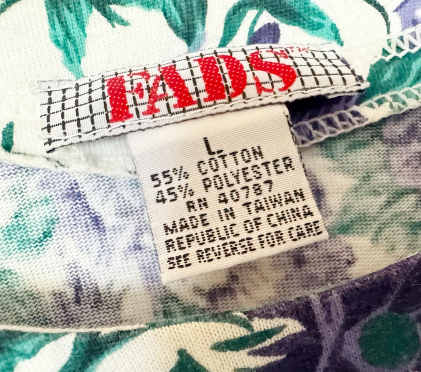 Vintage FADS 80s / 90s Floral Cottage Granny Dress Size Medium