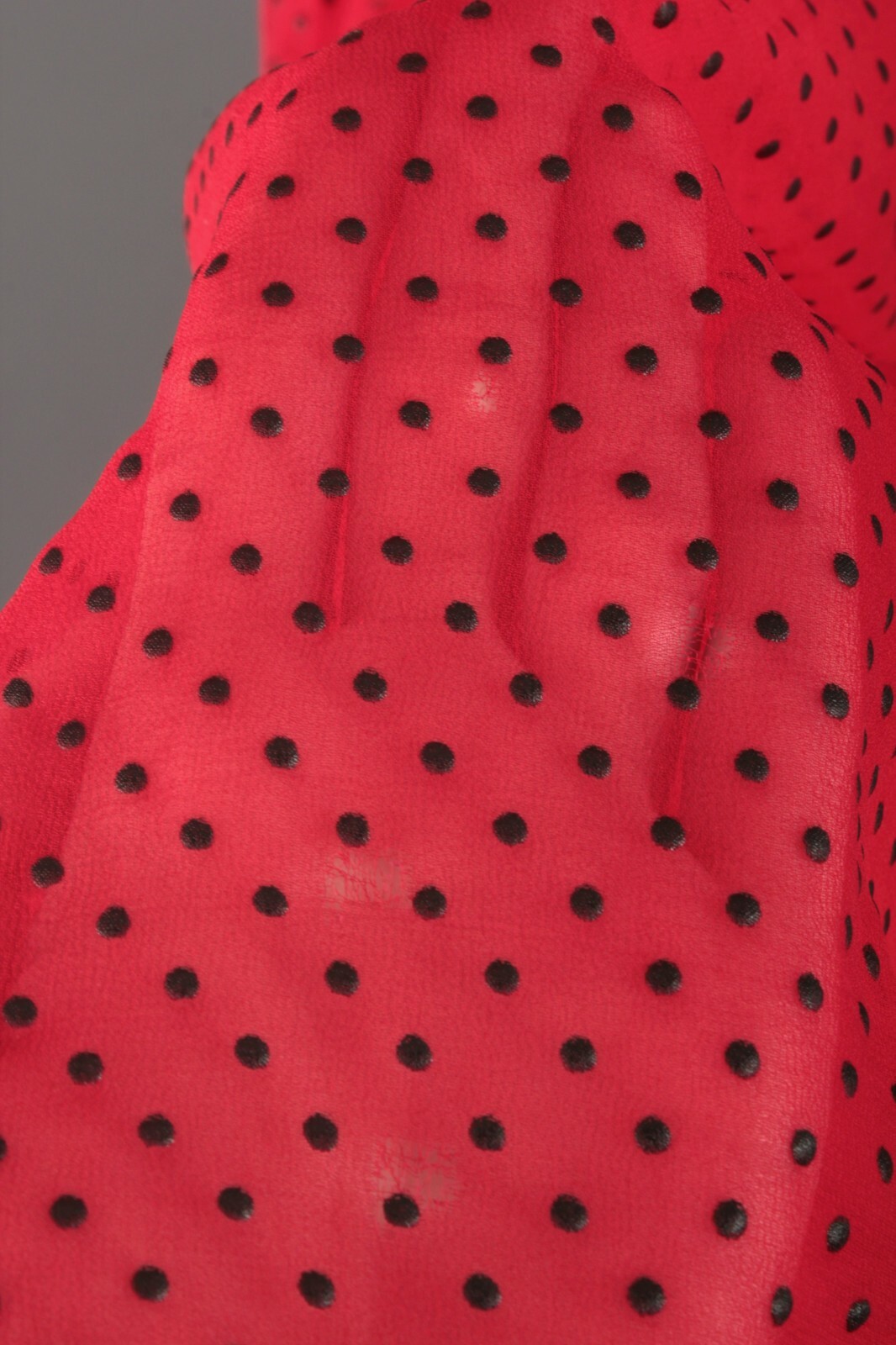 VTG Women’s 50s Red Polka Dot A Line Dress Sz XS 1950s