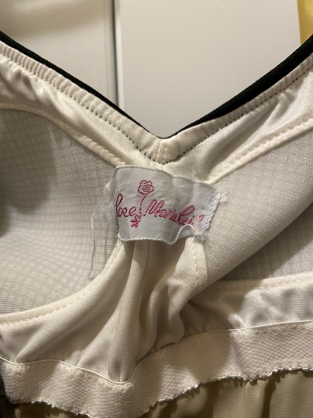 VINTAGE ROSE MARIE REID Black and white swim suit 12