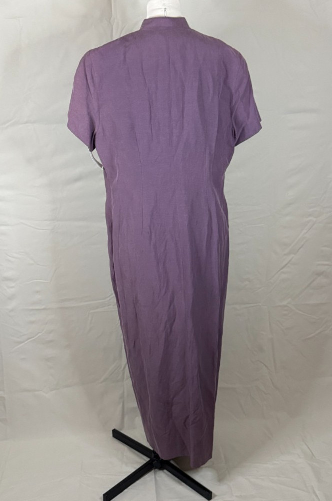 New With Original Tags! Vintage 1990s SILX by August Silk Purple Maxi Dress