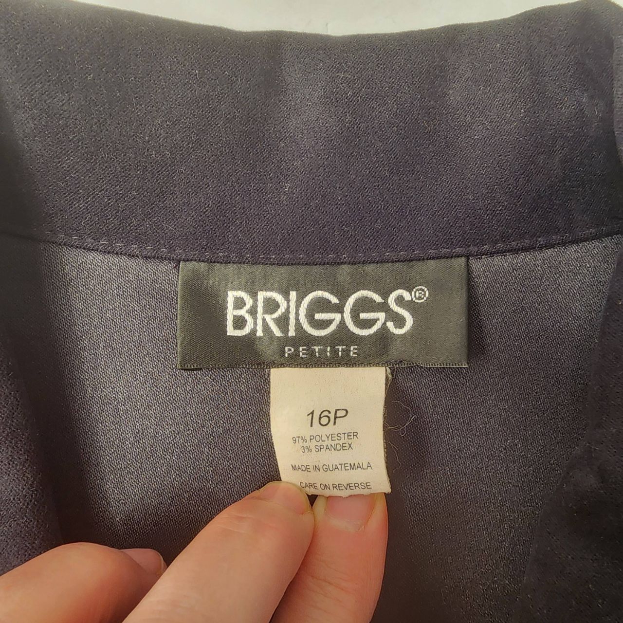 Briggs Vintage Colorblock Zip Up Jacket with Collar Suede/Velvet Soft 16P Y2K