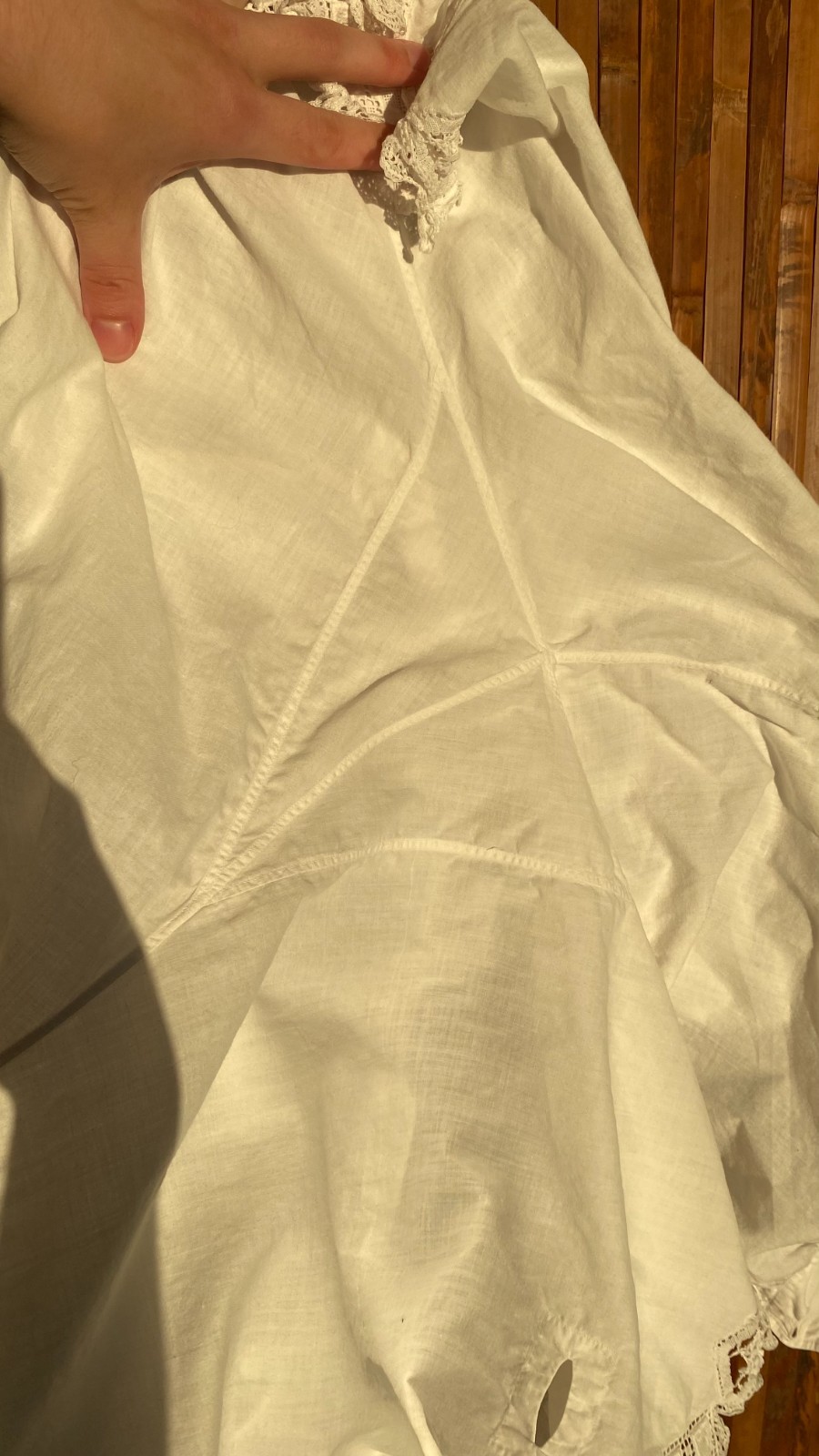Authentic Edwardian Antique White Linen Lace Lingerie 1905-1912