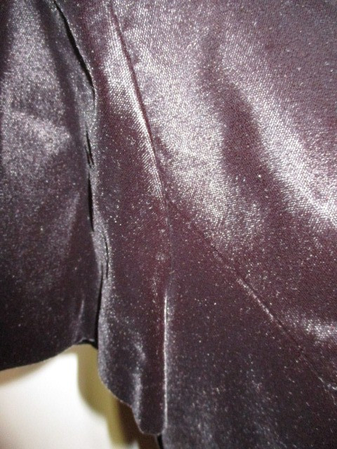 VTG Talbot’s 90’s Square Neck Velvet Sheath Dress in Jet Black Size 12