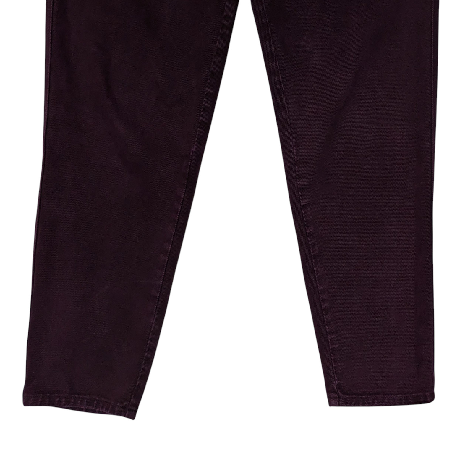 VTG 80s Nuovo Purple Denim Western Jeans Size 7/8 Long (26×33) High Rise Retro