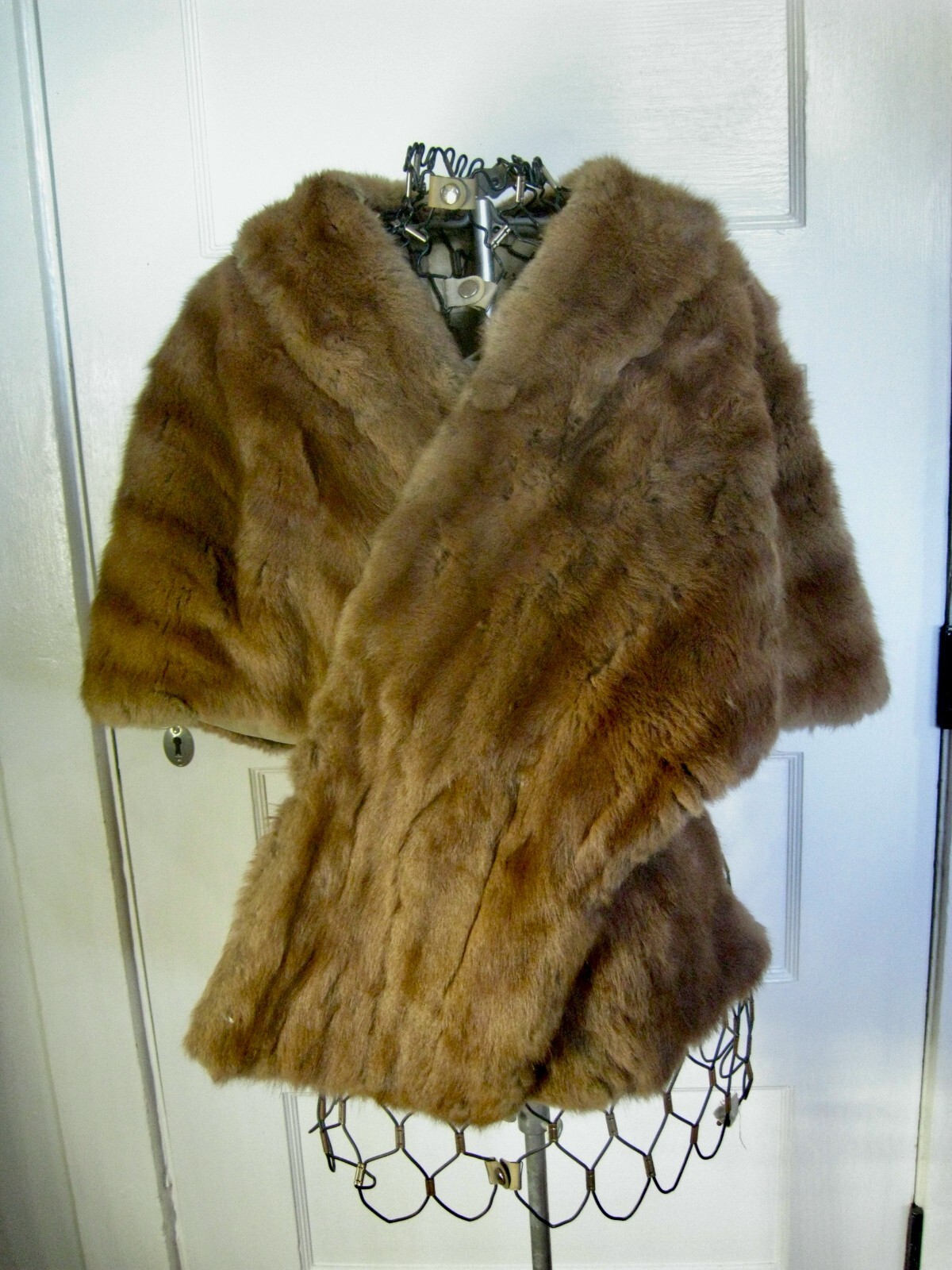 Vintage Mink Stole Wrap Vintage, Real Fur Shawl Cape Marcus of San Jose
