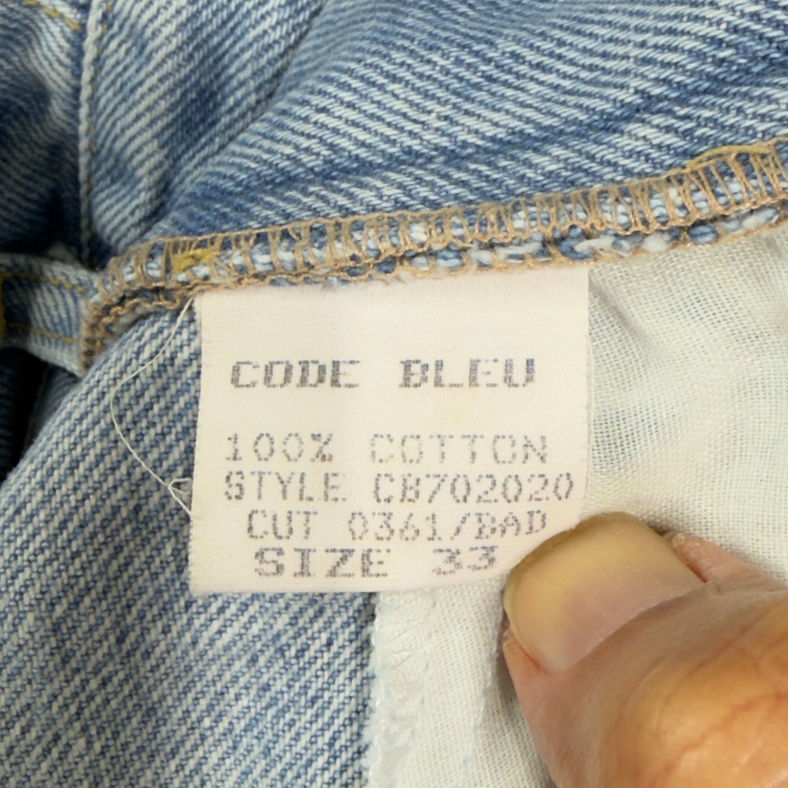Code Bleu Nordstrom Vintage High Waisted Straight Leg Jeans Light Wash 33