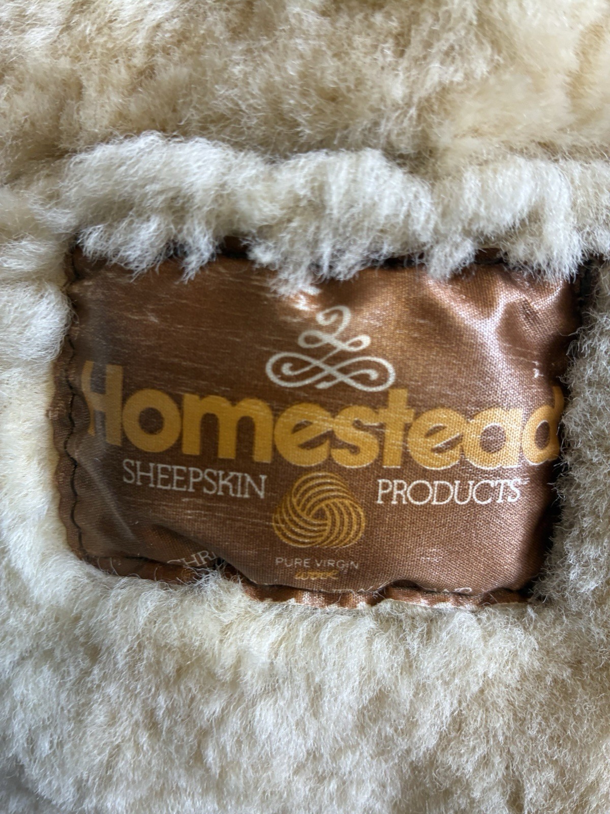 Vintage Homestead Genuine Shearling Coat Made In New Zealand Women’s 14