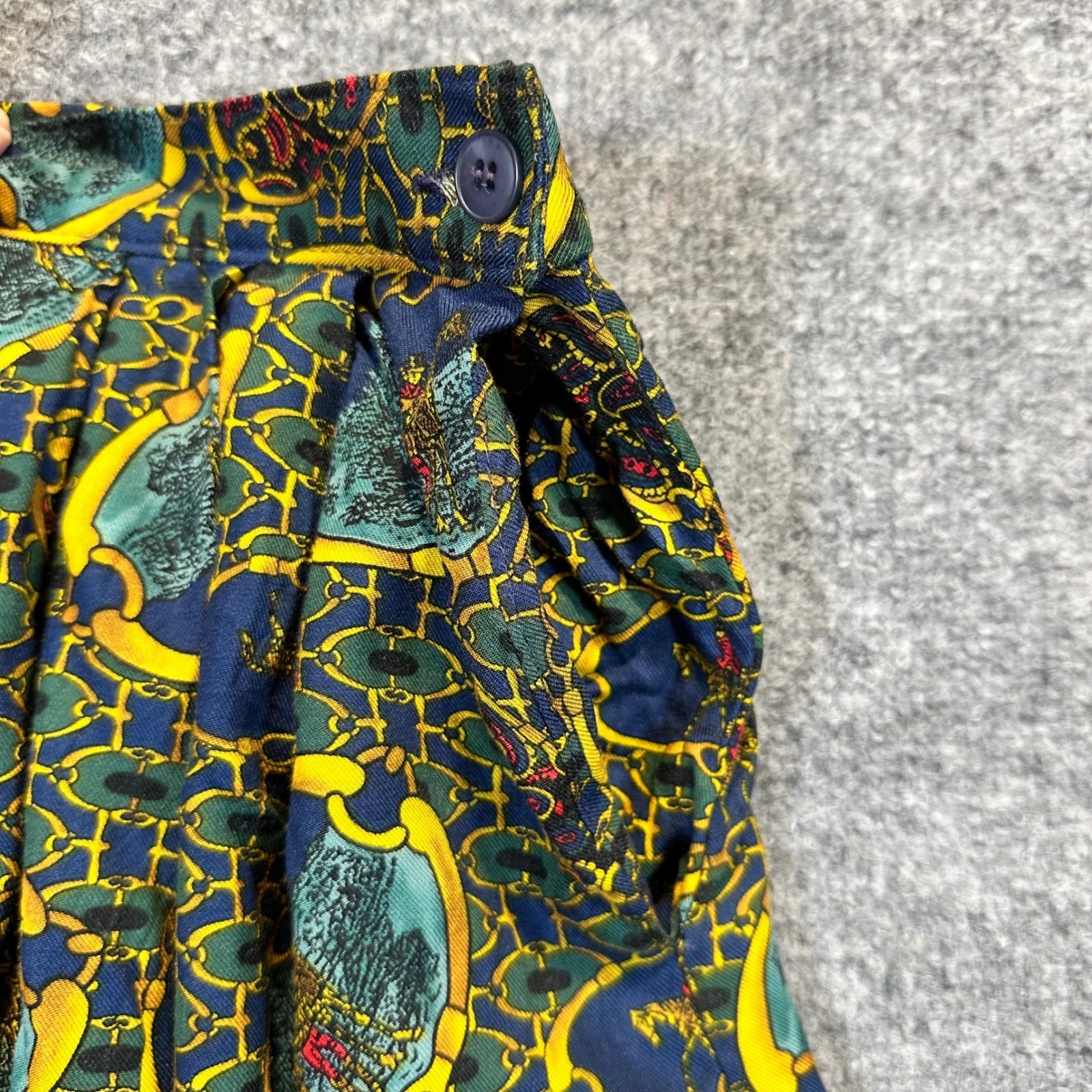 Sophisticates by Pendleton Skirt Set Women 6 Blue Equestrian Western Vintage