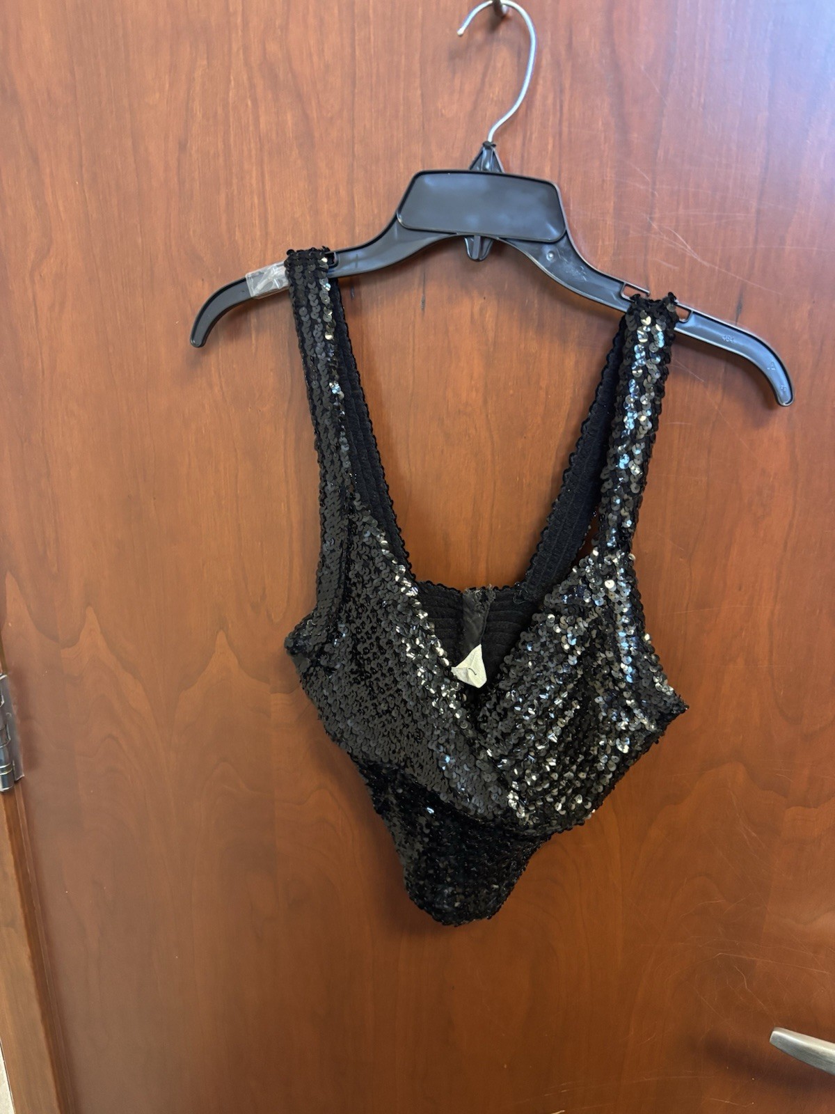 ‘70’s Vintage Sequin Crop Tank, Approx. Waist 29”, Tag Says S/M