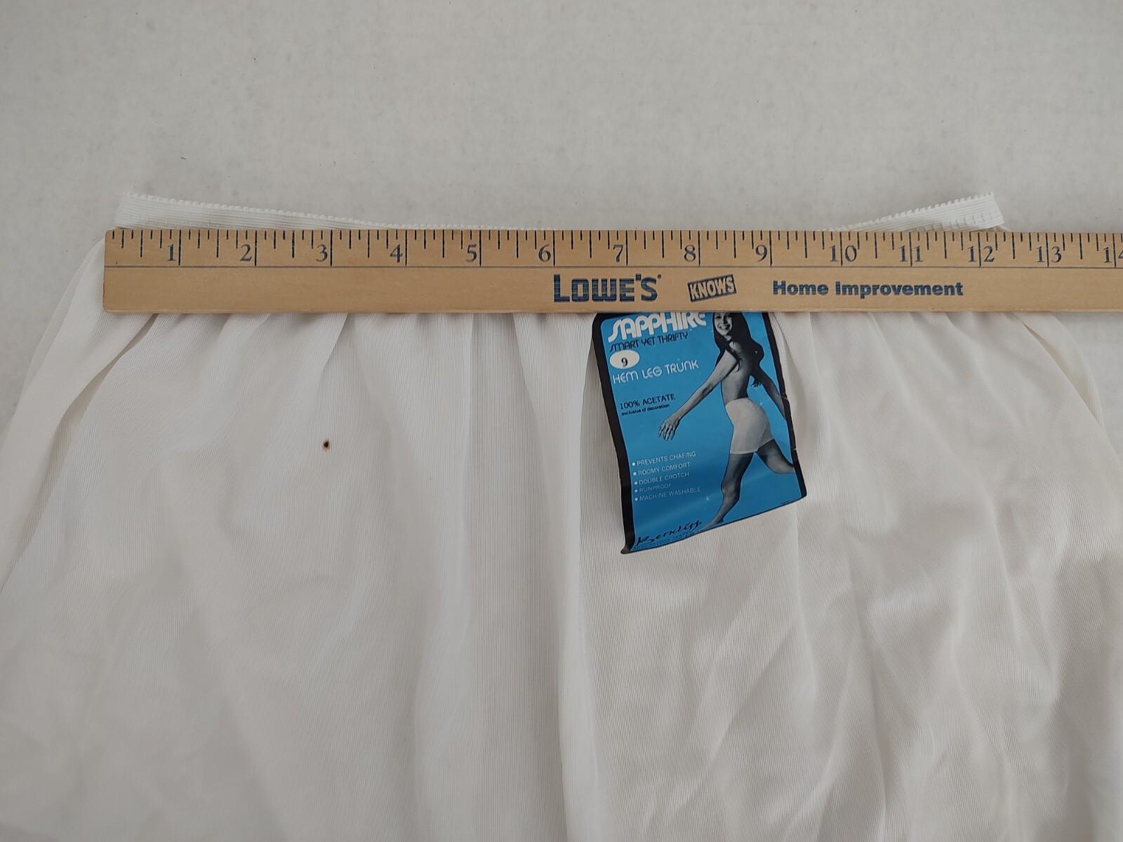 Vintage NWT Womens Underwear Shorts Panties Hem Leg Trunk M-L Berkliff Sapphire