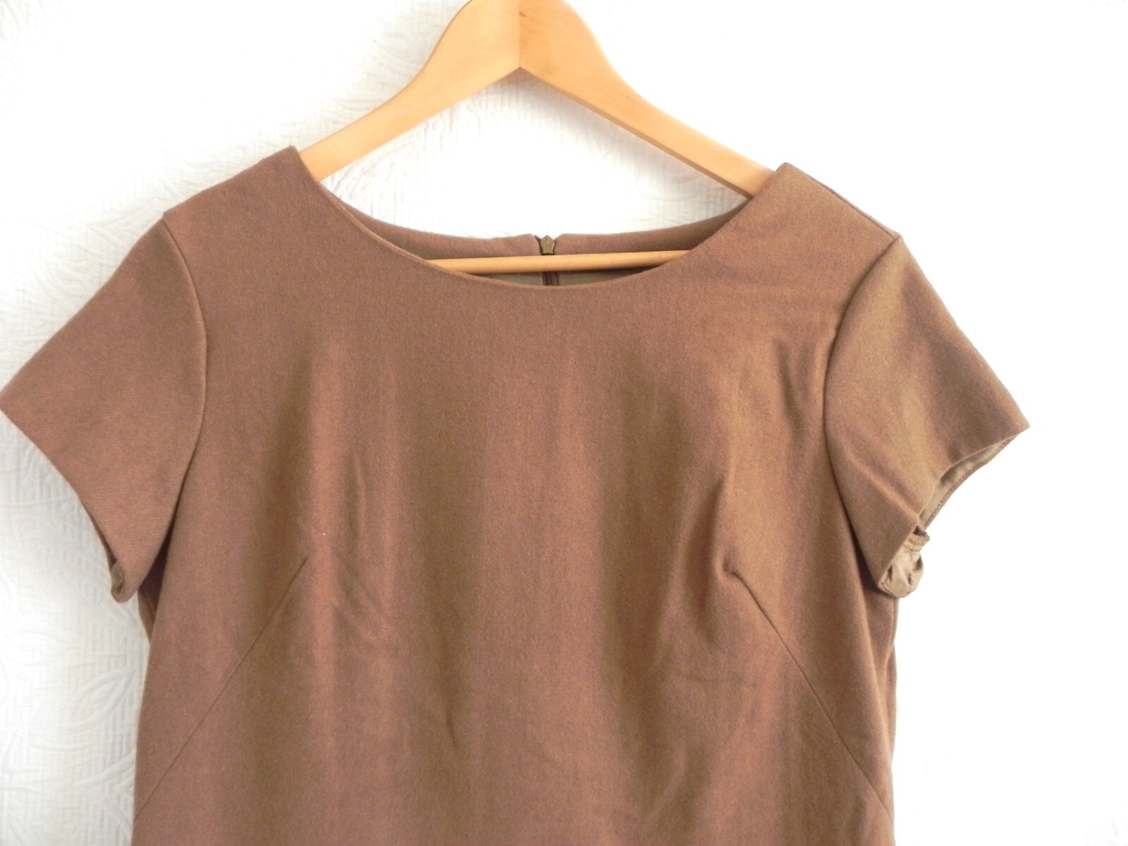 Gap Premium Classic Tailored Micro Mini Wool Blend Short Sleeve Size10(Fits8)