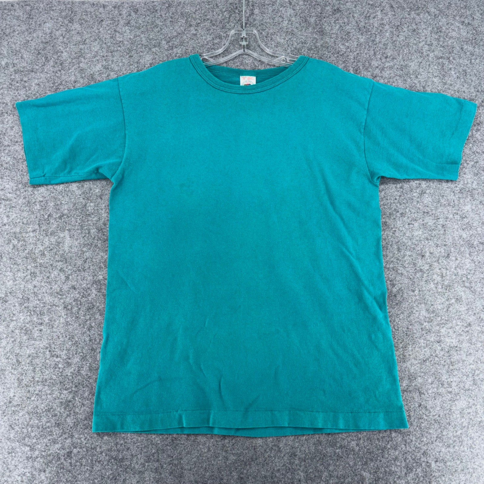 Vintage Fruit of the Loom Casualwear Teal Green T-Shirt Made in USA Women Medium