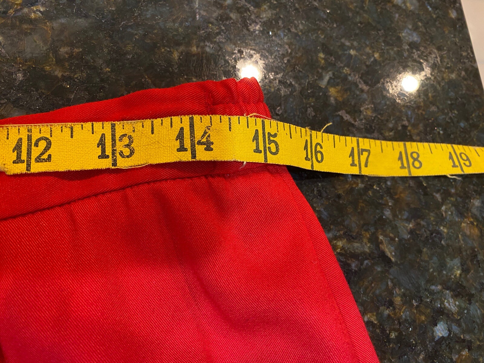 Gilmor Vintage Red Pencil Skirt Lined Elastic Sides Classy Sz 10
