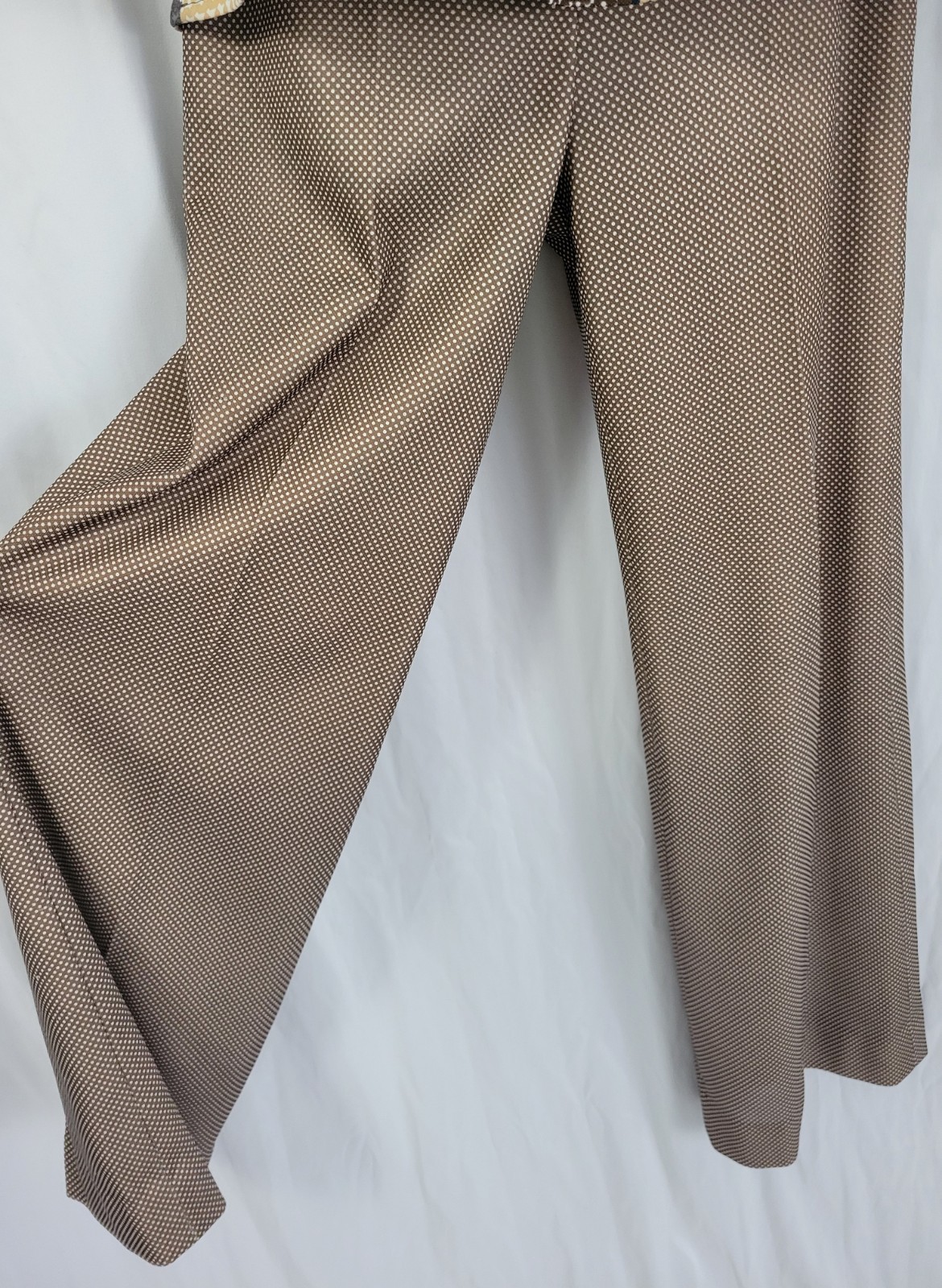 Vintage 2 Pc Top & Pants Set in Brown/Grey/White Size XS Maternity?