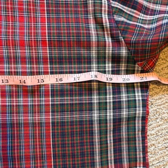 Andrew McMullan Vintage Shirt Plaid 80s 90s Button Up Women’s L 10 Red Green