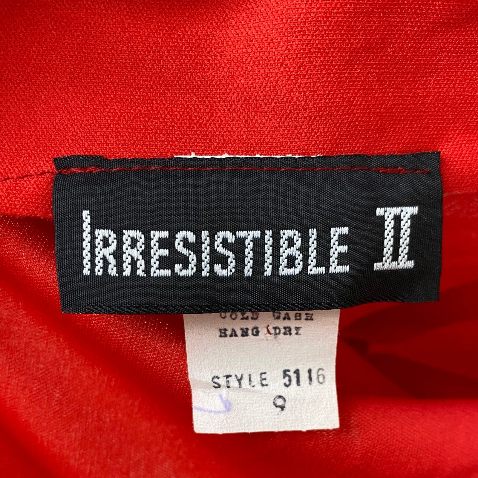 Vintage 1980s Color Block Dress Irresistible II S/M Zig Zag Drop Waist 80s