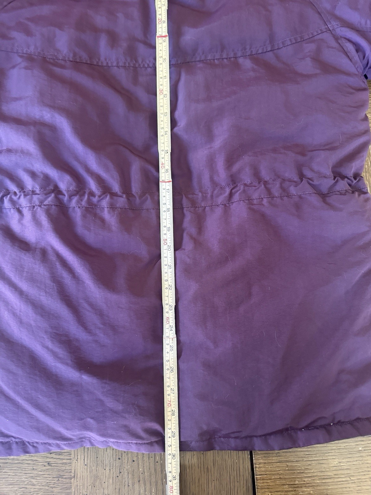 Vintage Women’s Columbia Down Filled Full Zip Parka Winter Jacket Purple Size M