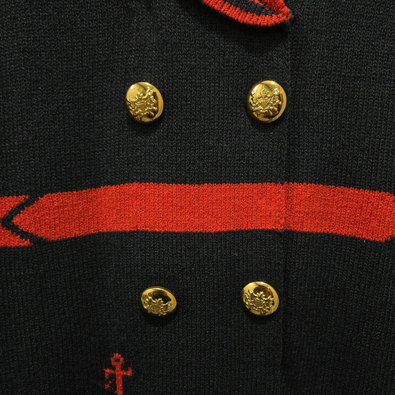 VTG Adolfo Neiman Marcus | Blue & Red Sailor/Nautical Themed Dress