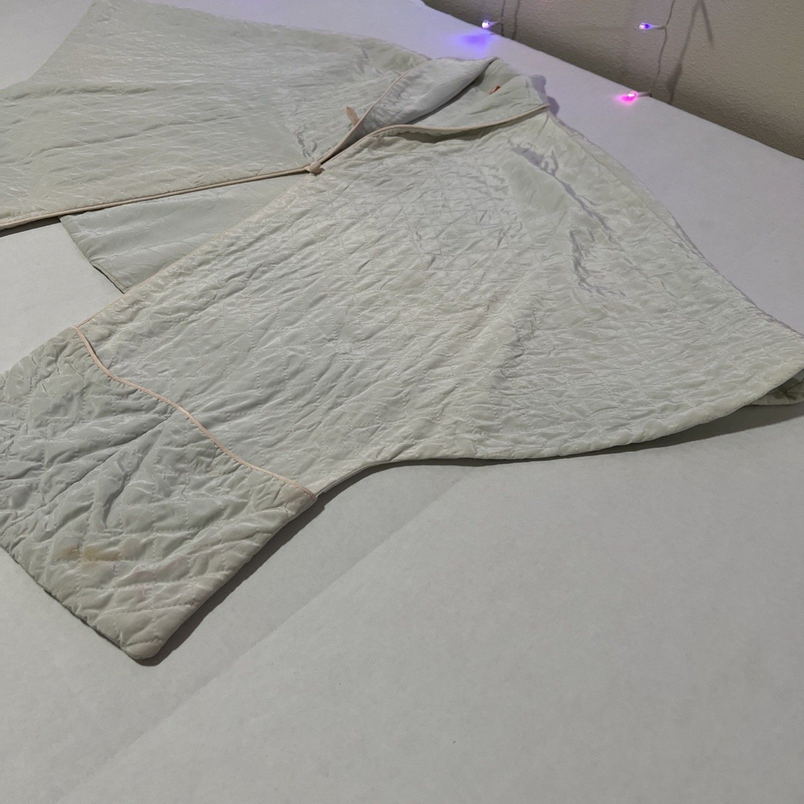 VTG Housecoat Cape Adele Lehrer Light Blue and Pink 60s 70s Lady of Leisure Vibe