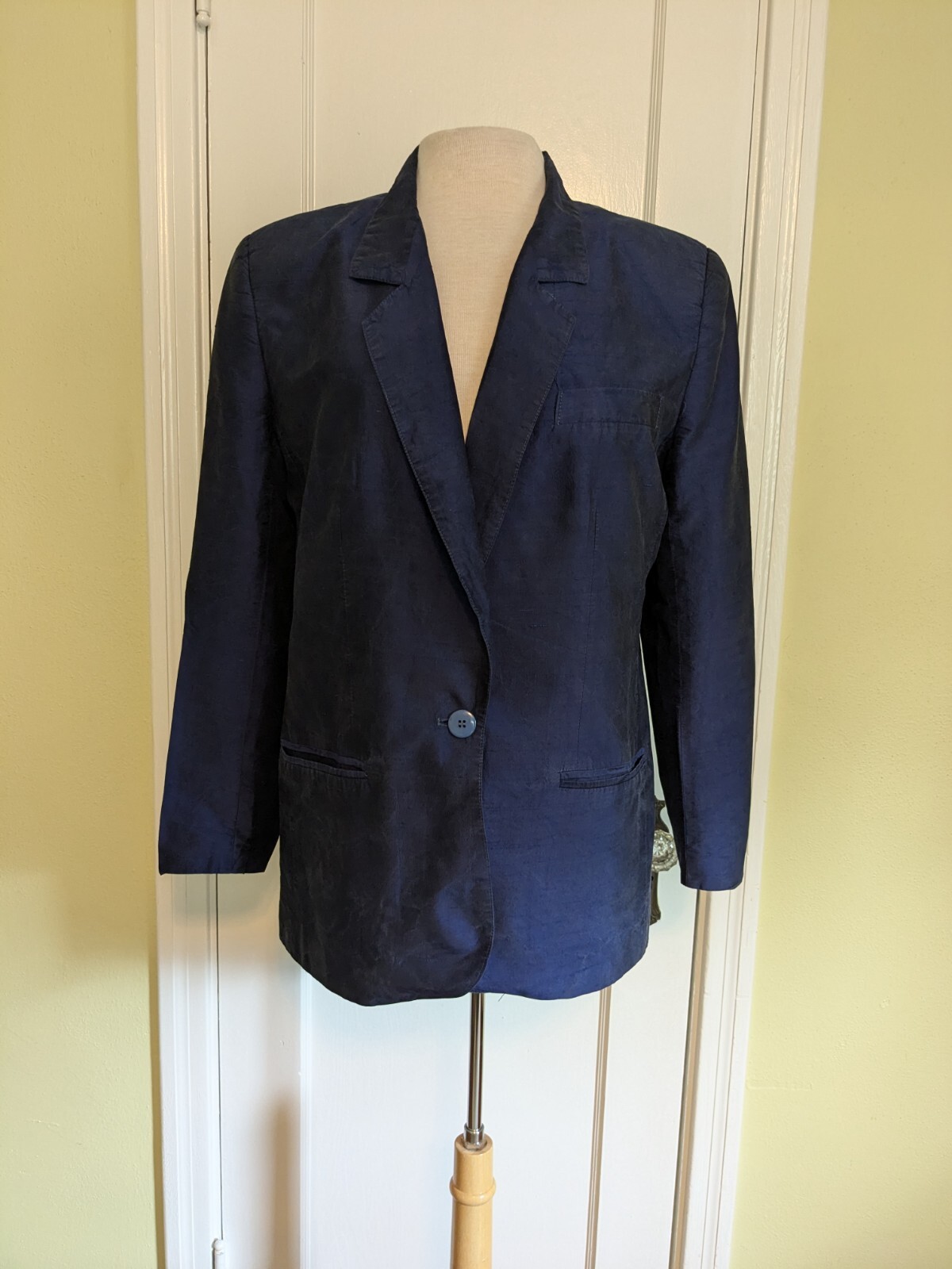Giorgio Saint Angelo Vintage Raw Silk Blazer Size 12