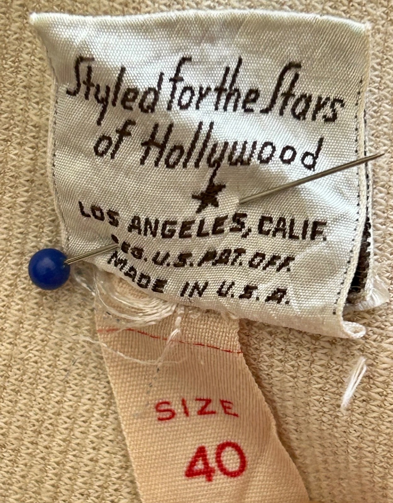 Vintage 1940s CATALINA A California Creator For The Hollywood Stars Swimsuit