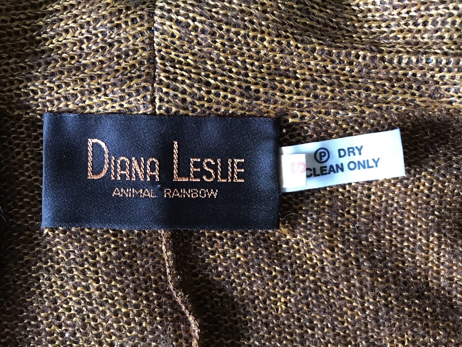 🇬🇧80s Carnaby St. COSTUME Diana Leslie Animal Rainbow 5 pieces CHIC Ensemble