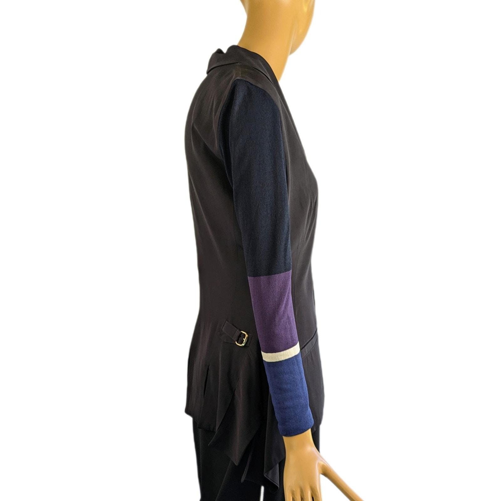 Vintage 90’s Marithe Francois girbaud femme structural blazer long line blazer