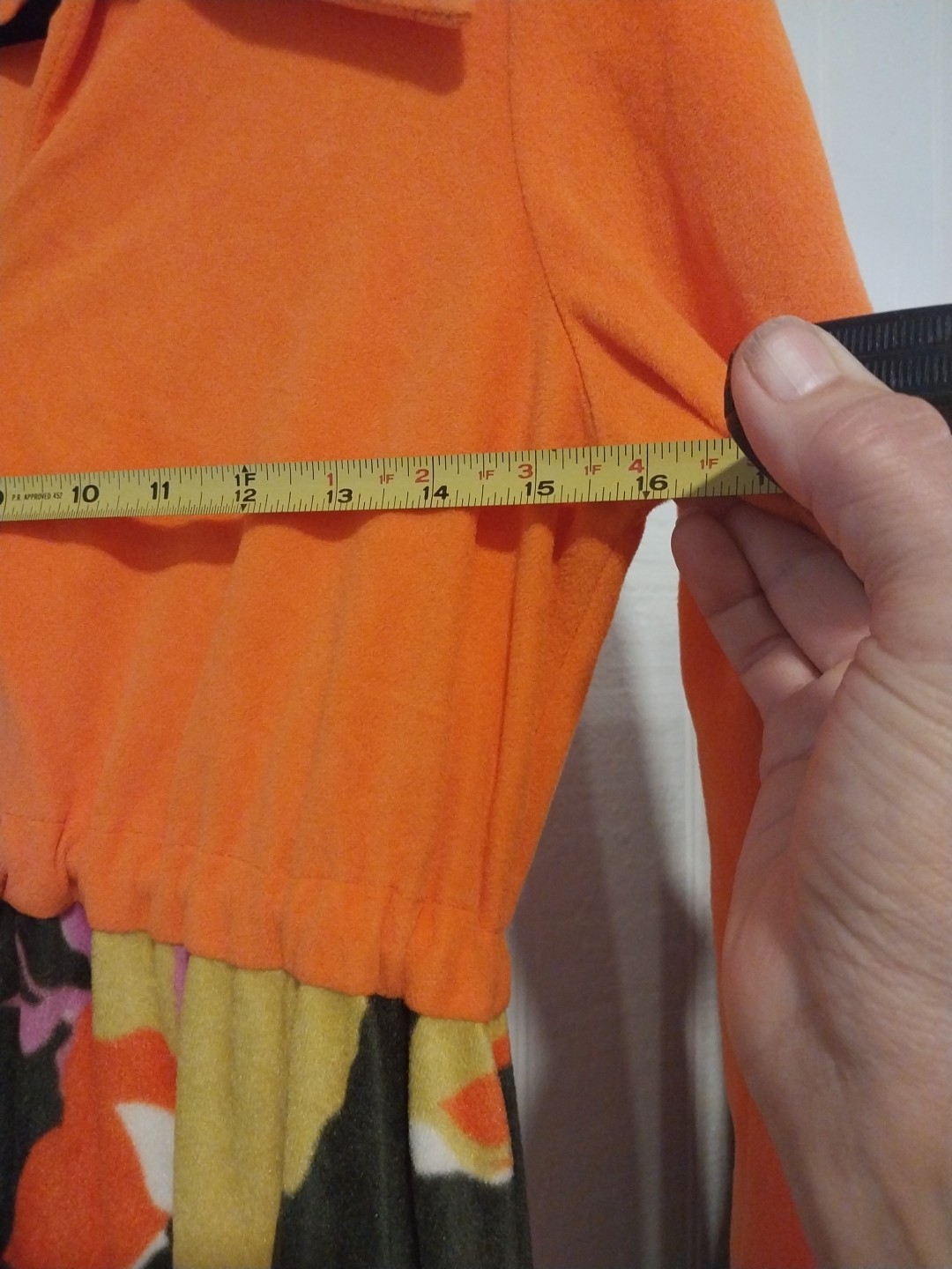 Vintage Evelyn Pearson Lounging Apparel Dress Colorful 60s Mod Tiki Aloha MCM