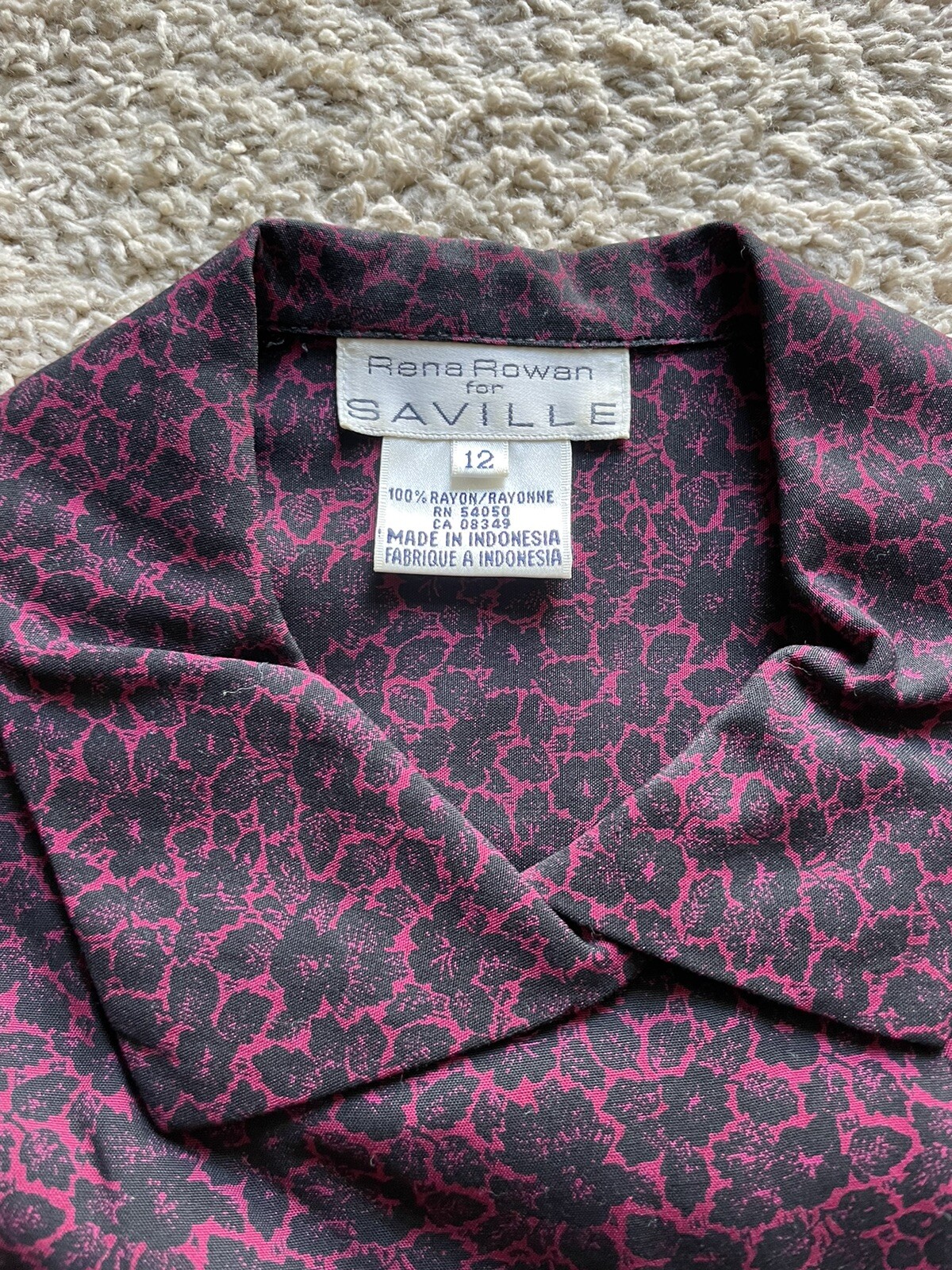 Rena Rowan For Saville Studio Vintage Two Peice Skirt Set Pre-owned Size 10/12