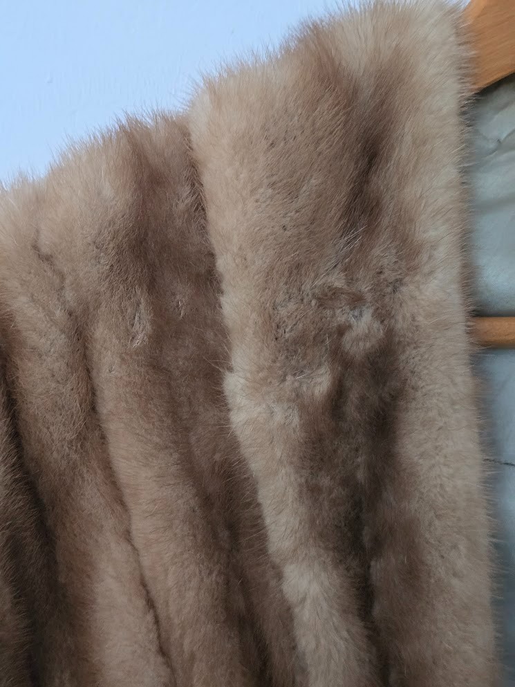 Mink stole vintage EMBA „Autumn Haze” A beauttful color.