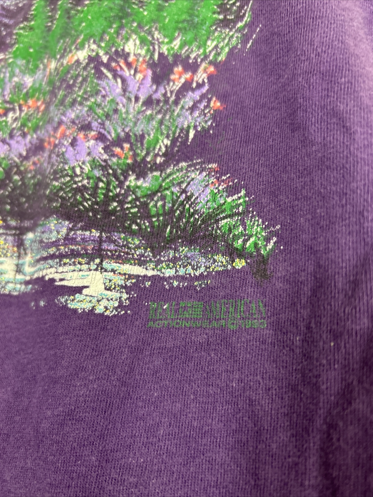 Hanes Vintage Women’s Large Mountain Spirit Utah Landscape 1993 Tee T-Shirt