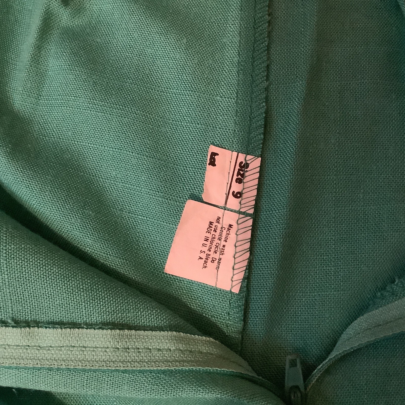Vintage 80s Women’s David Hollis High Waisted Green Trousers Pants Sz 9