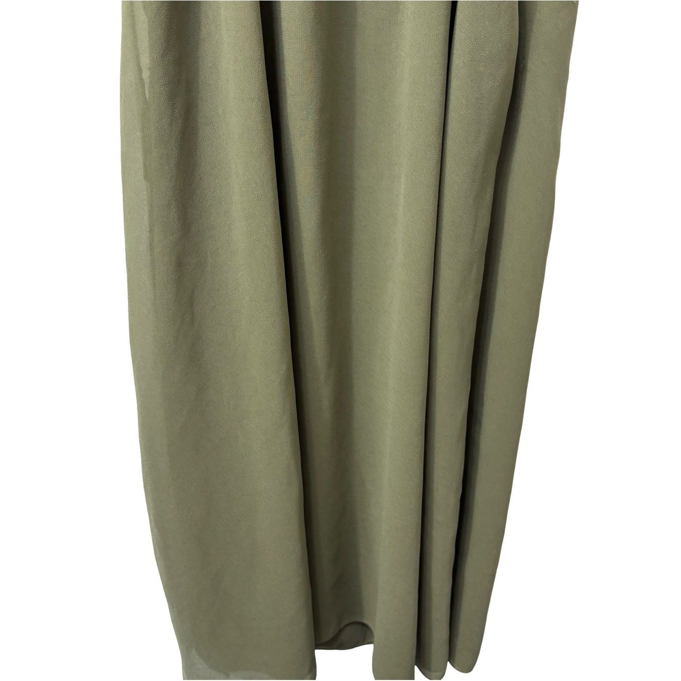 Aritzia Wilfred Sister Dress Sage Green Midi Chifon Dress Size 00