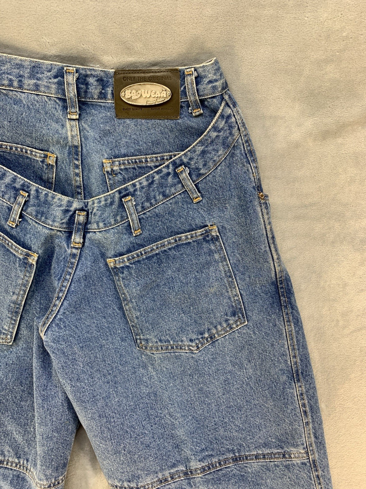 SAGWEAR By James Head Women’s Vintage Wide Leg Raw Hem Jeans Size 29 Jnco style