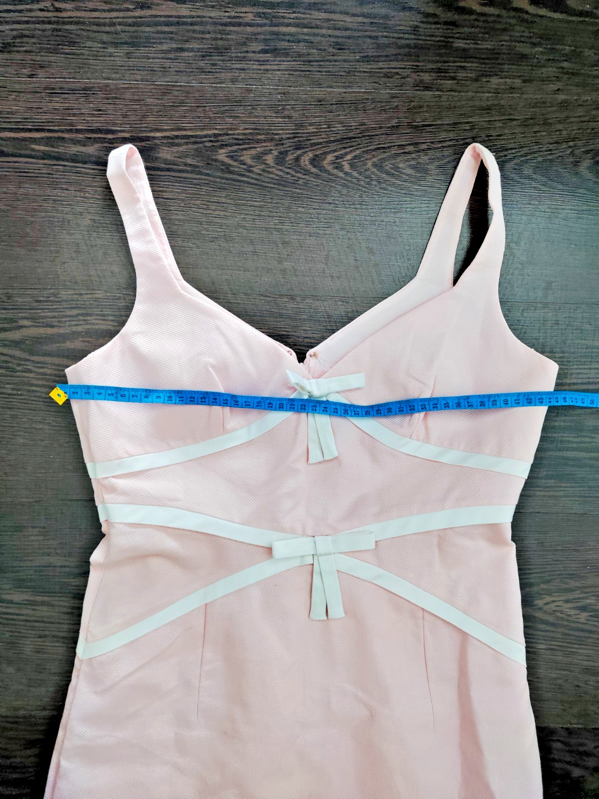 Y2K Laundry Shelli Segal 2000s Pink Cotton Corset Dress 8 USA NWOT