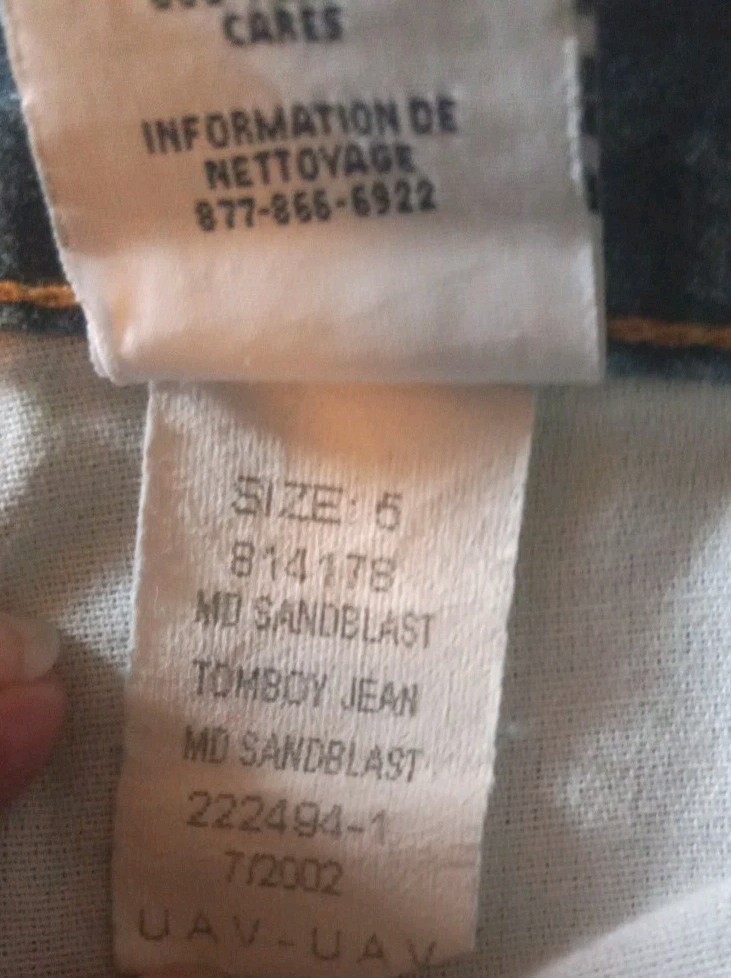 Vintage Women’s Tommy Hilfiger Uav-Uav Tommy Jeans Sz 5 Straight Med Rise